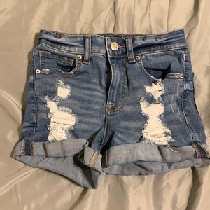 Aeropostale High Rise Midi Shorts